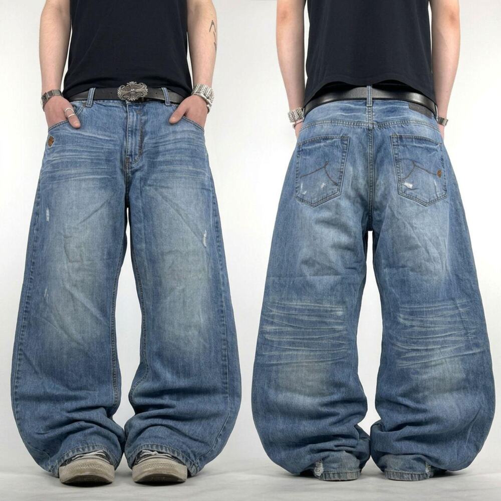 Vintage y2k grunge archive rocawear skater baggy wide leg rare jeans